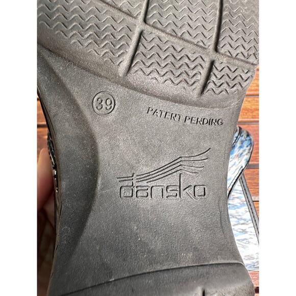 Dansko Women’s Professional Blue Waves Clog Nurse Shoe Size 39/US 8-8.5 - Picture 8 of 11